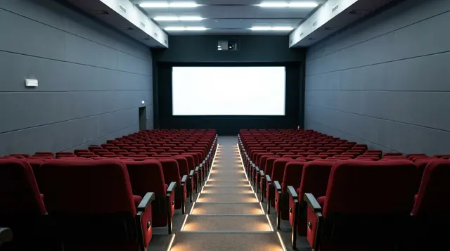 Sala cinematografica vuota: il tax credit funzionamento copre i costi di gestione delle sale