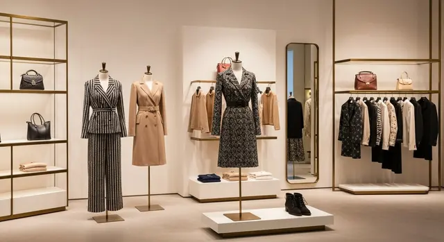 Moda mondo 541 miliardi: vetrina luxury boutique europea