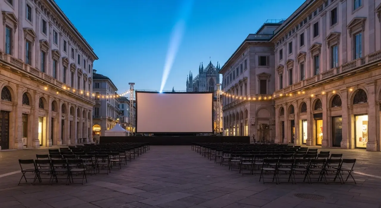 Cinema all'aperto in piazza a Milano per il Milano Film Fest 2026