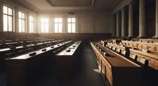 Marianna Madia Italia Viva: aula del Parlamento al tramonto, simbolo dell'addio al Pd