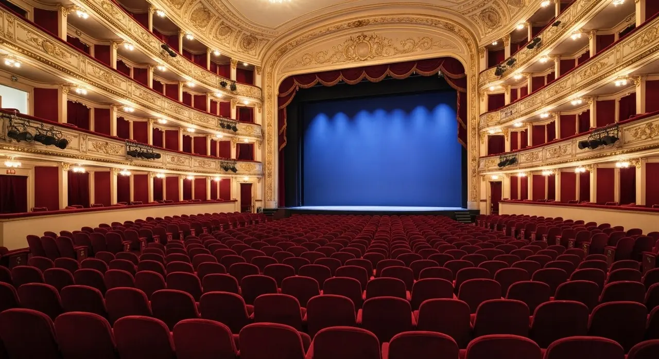 Teatro 23 Cinecittà cerimonia David di Donatello 71 platea poltrone rosse