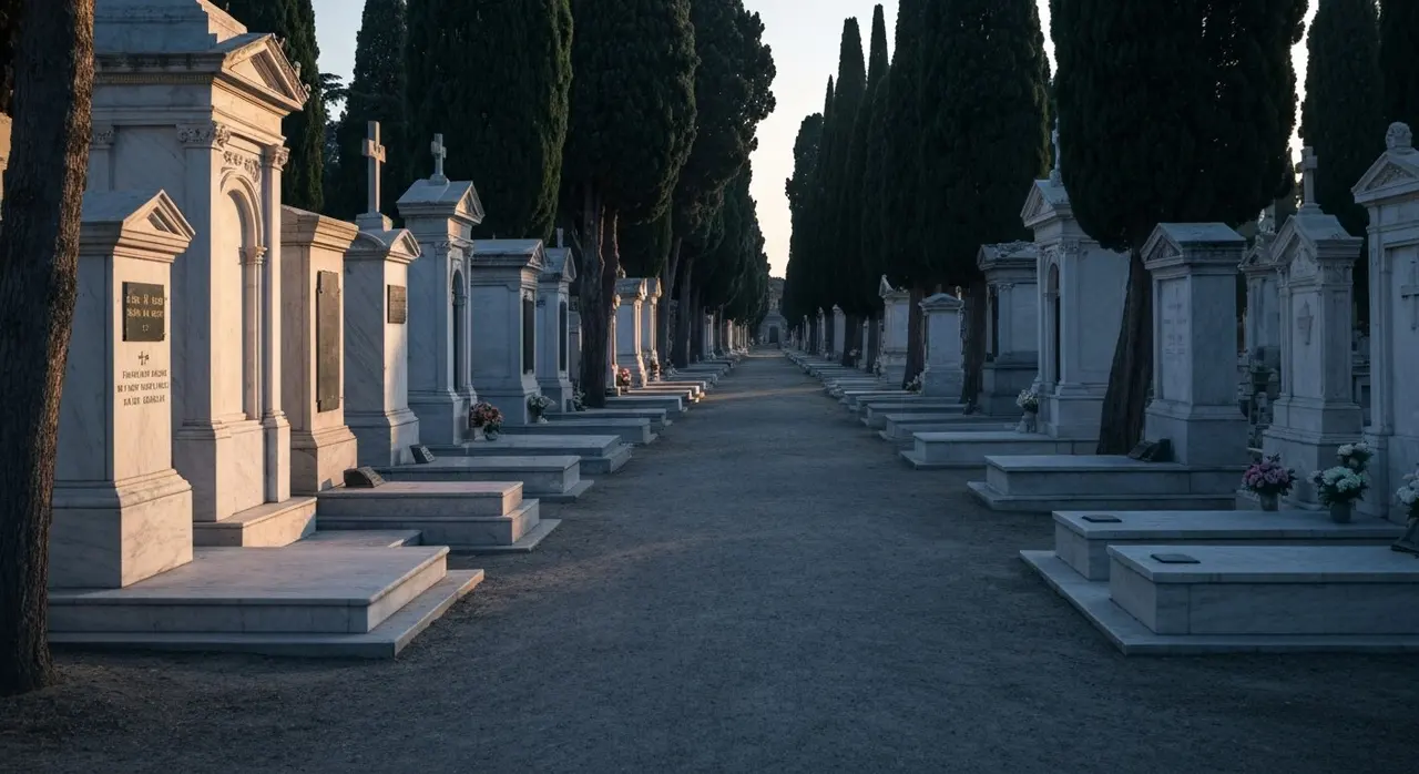 Cimitero Monumentale di Piacenza dove e stato arrestato Hako Vitanov