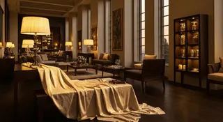 Trussardi rilancio retail: boutique elegante con concept caldo e accogliente in legno scuro e ottoni