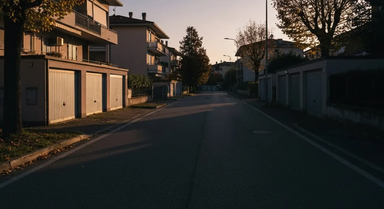 Strada residenziale di via del Ciclamino, Rimini, scenario del caso Pierina Paganelli