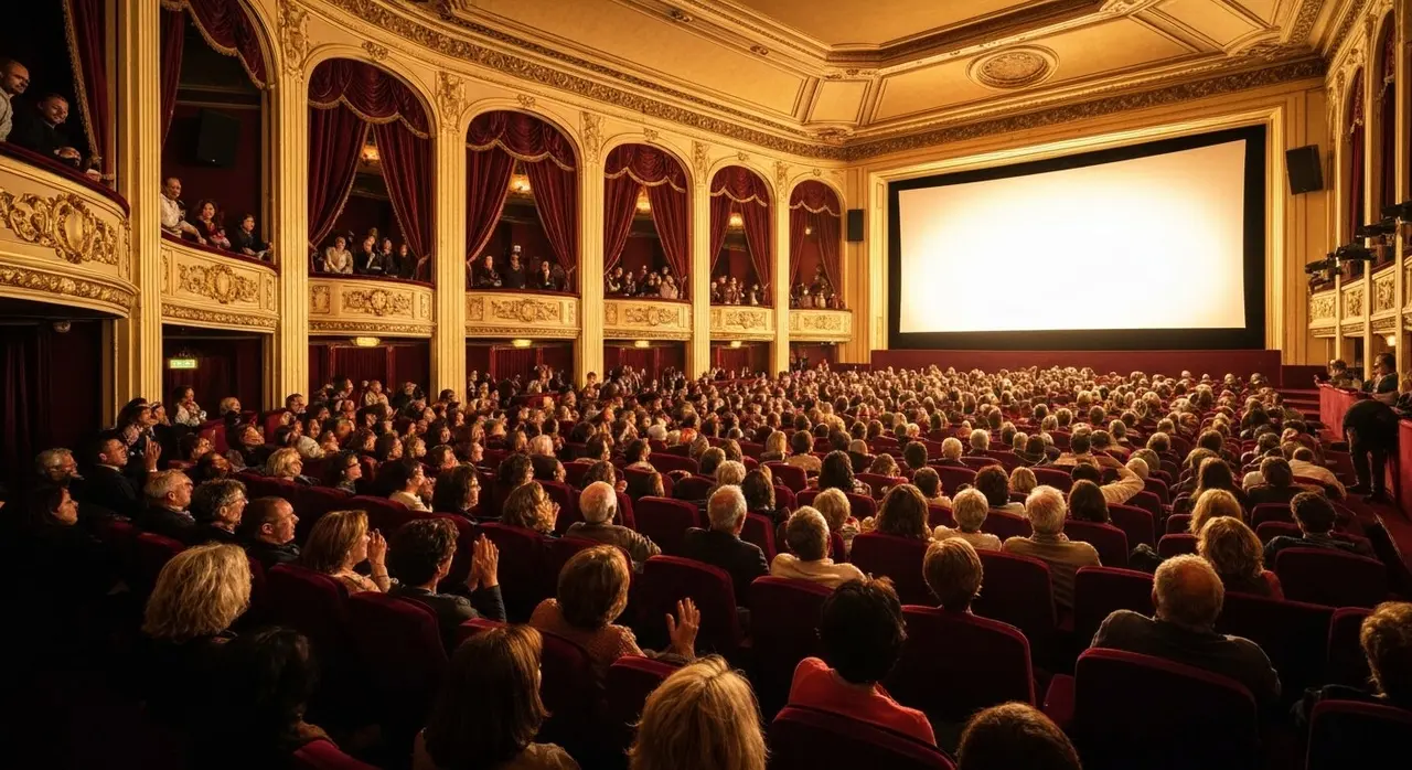 Cinema in Festa 2026 sala cinematografica pubblico festoso grande schermo
