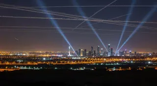 Escalation Iran Israele Beirut skyline notturno tensione diplomatica crisi