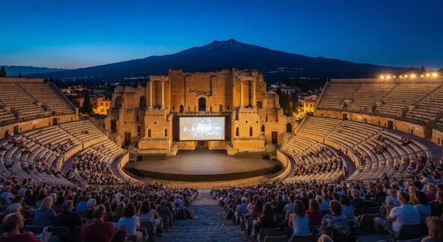 Taormina Film Festival 2026: il Teatro Antico illuminato per la 72esima edizione con vista sull'Etna
