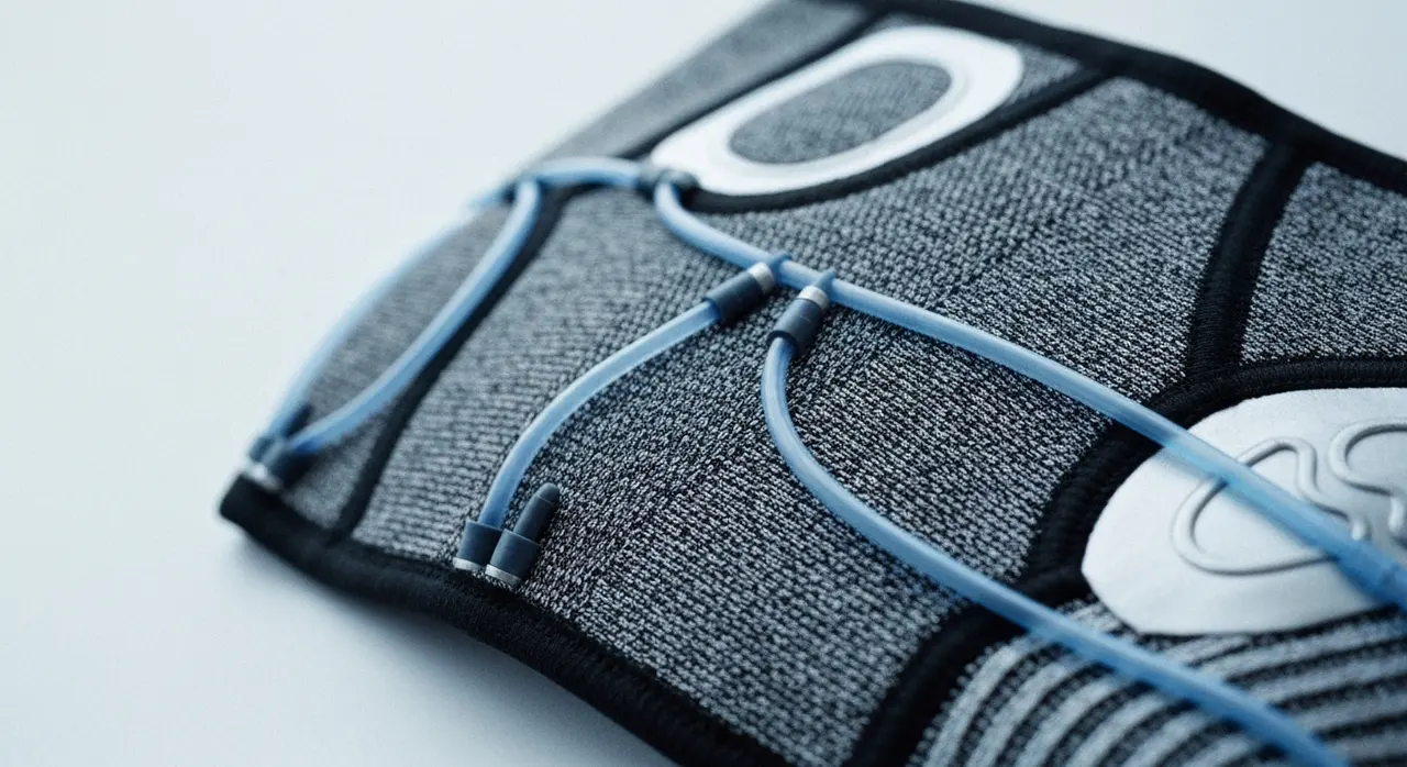 Dettaglio del Liquid Cooling and Ventilation Garment progettato da Prada e Axiom Space