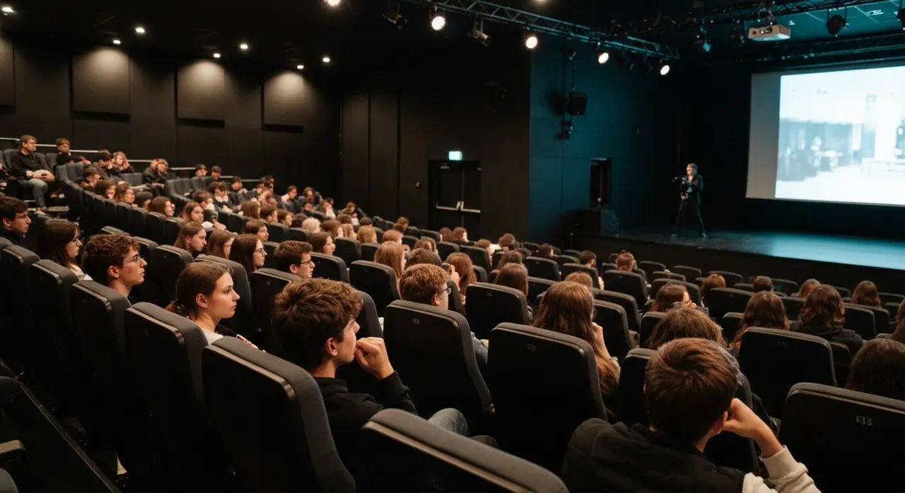 Studenti universitari di Cagliari in masterclass cinematografica all Academy Cinema del festival