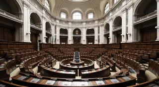 Stabilicum approvato Camera: emiciclo parlamentare italiano con i tabelloni di voto accesi