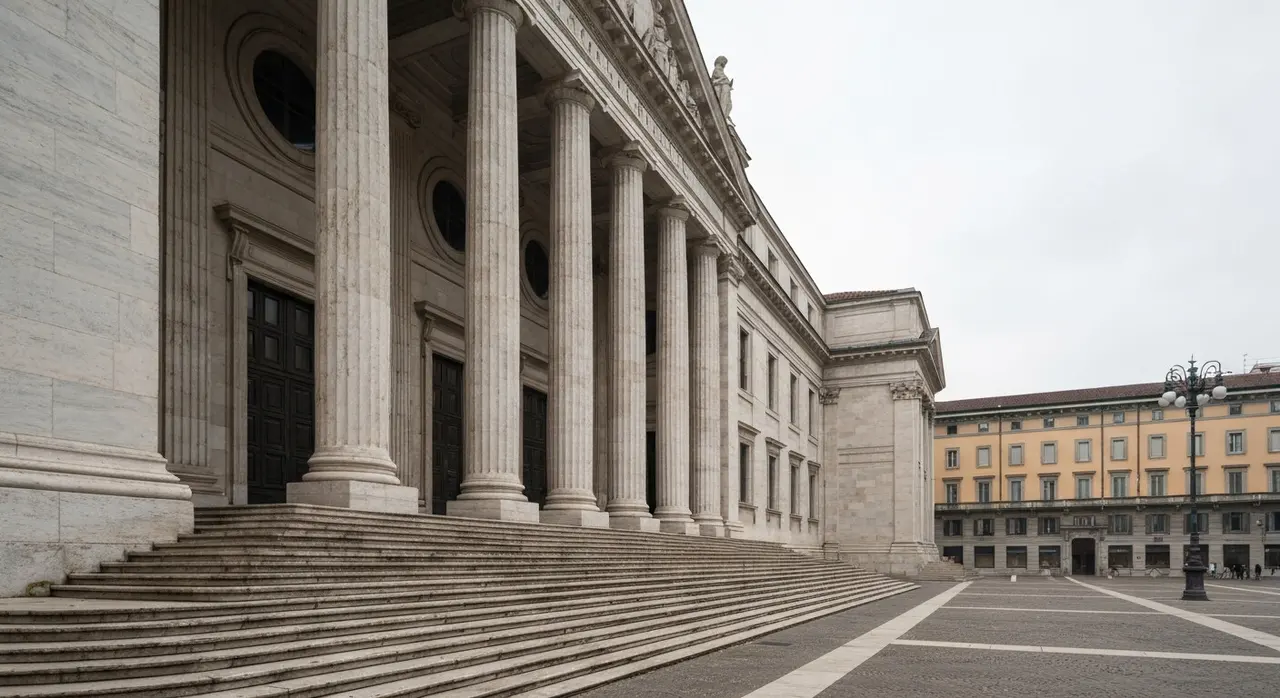 Motivazioni assoluzione Lucarelli, il Palazzo di Giustizia di Milano sede della Corte d'Appello