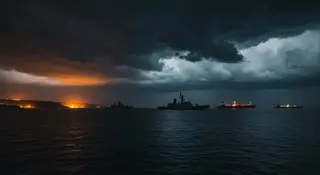 Attacco massiccio Iran: navi da guerra nello Stretto di Hormuz durante l'escalation Usa-Iran