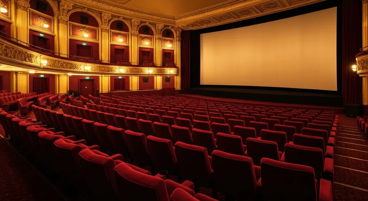 Sala Grande gremita durante una prima della Mostra del Cinema di Venezia