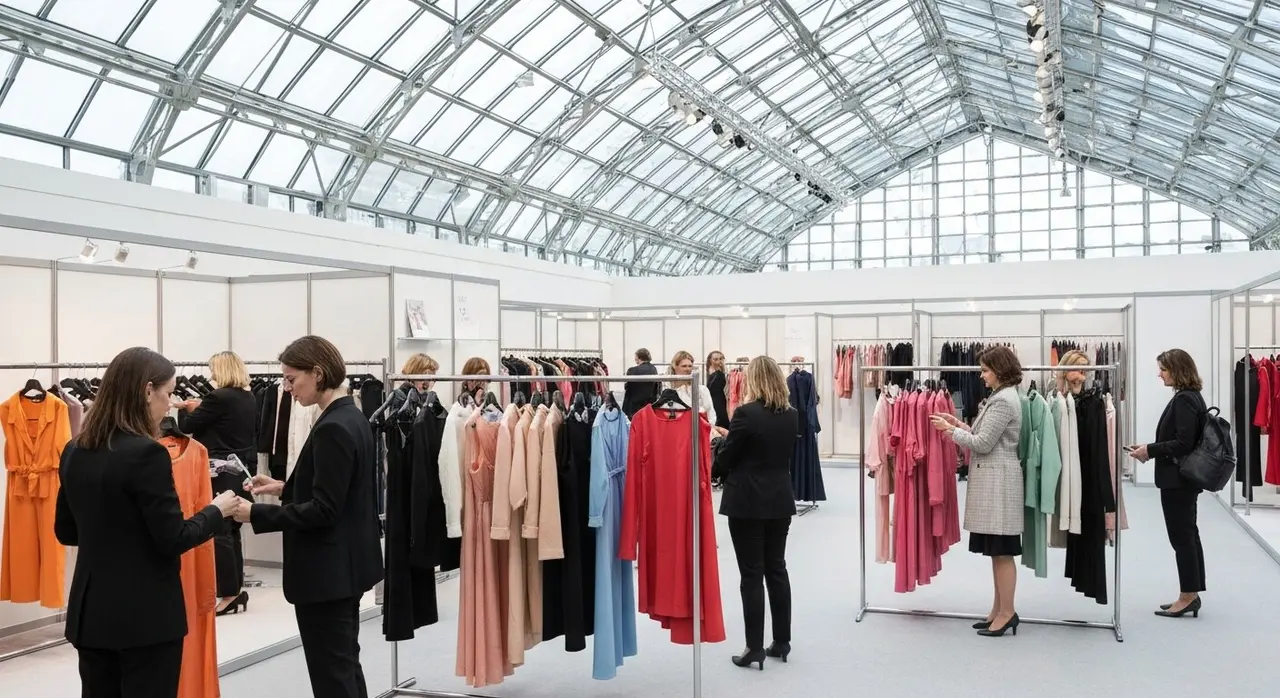 I buyer britannici tra gli stand del salone Scoop International London all'Olympia di Londra