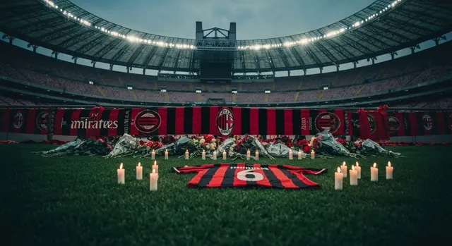 Morte Franco Baresi, omaggio al capitano del Milan con sciarpa e numero 6 a San Siro