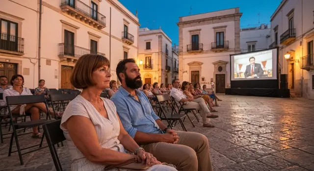 Lucania Film Festival 2026, schermo all'aperto al tramonto tra le case bianche di Pisticci in Basilicata