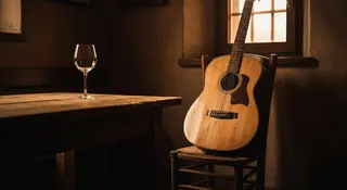 Morte di Francesco Guccini: chitarra acustica in un'osteria, omaggio al cantautore