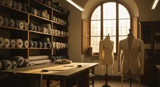 Atelier di sartoria italiana, simbolo della piattaforma lusso italiana costruita da MondeVita con Caruso e Magliano