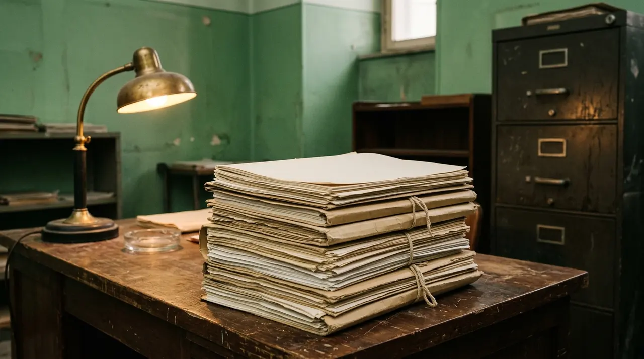 Faldoni d'archivio di un ufficio scolastico regionale, dove si decidono le deroghe al tetto del 30% per classe