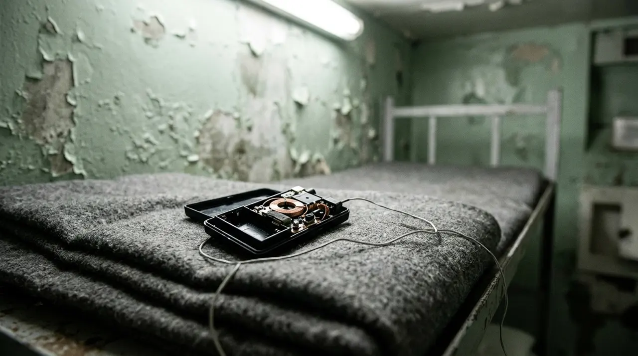 Microspia smontata trovata su una branda in una cella del carcere di Pisa