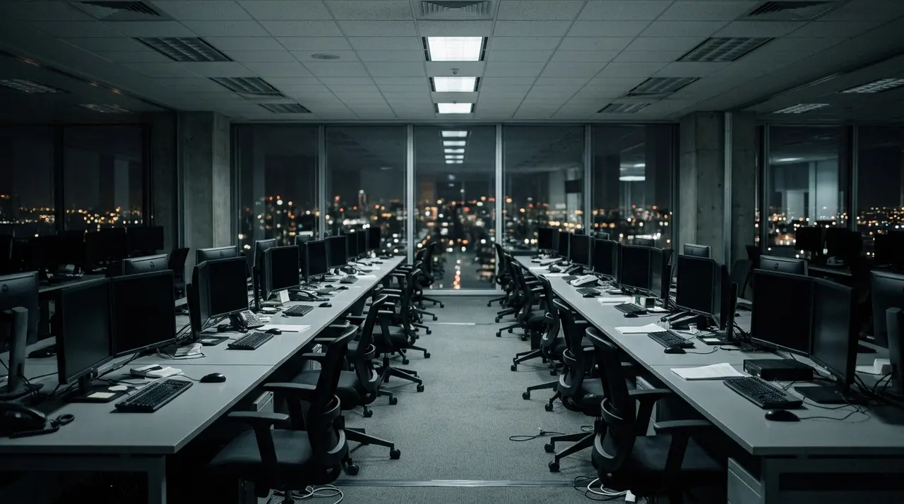 Redazione televisiva deserta di notte, la frattura interna dietro il no al reintegro a Report